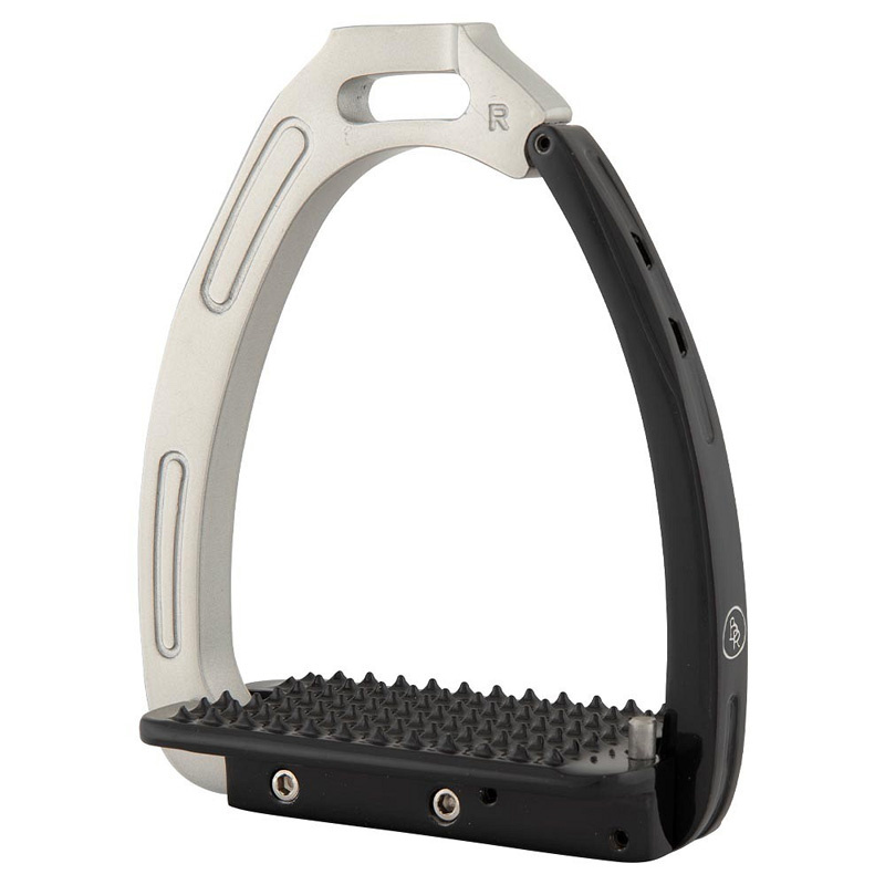Stirrups Lavarone Silver/Black