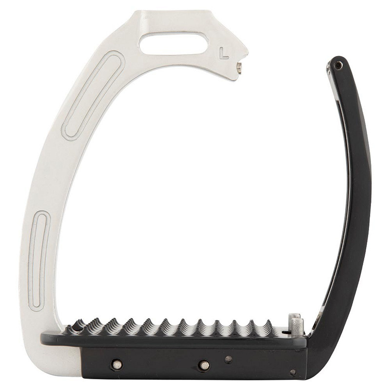 Stirrups Lavarone Silver/Black