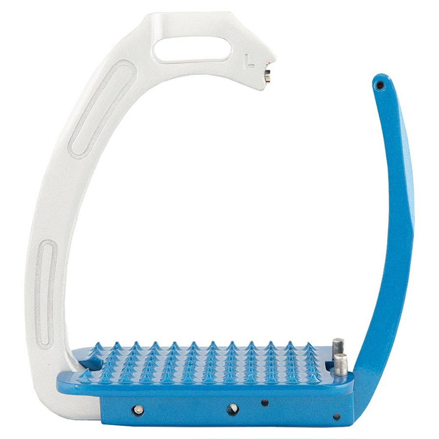 Stirrups Lavarone Silver/Blue