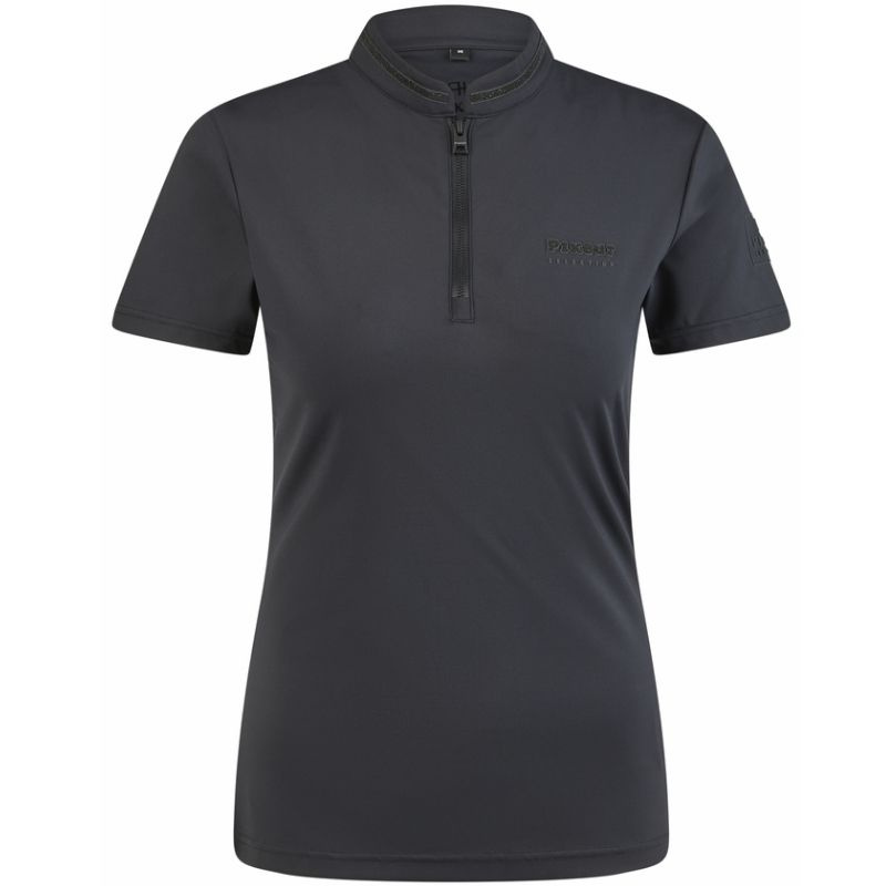 T-Shirt Function Zip Selection Black