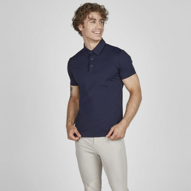 Polo Shirt Function Core Men Navy Blue