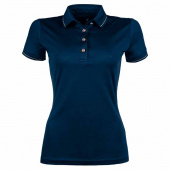 Polo Shirt Glamour Style Navy/Rose Gold