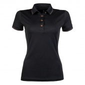 Polo Shirt Glamour Style Black/Rose Gold