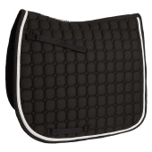 Dressage Saddle Pad Octagon Quilt Black Dressage Saddle Pad Octagon Quilt Black