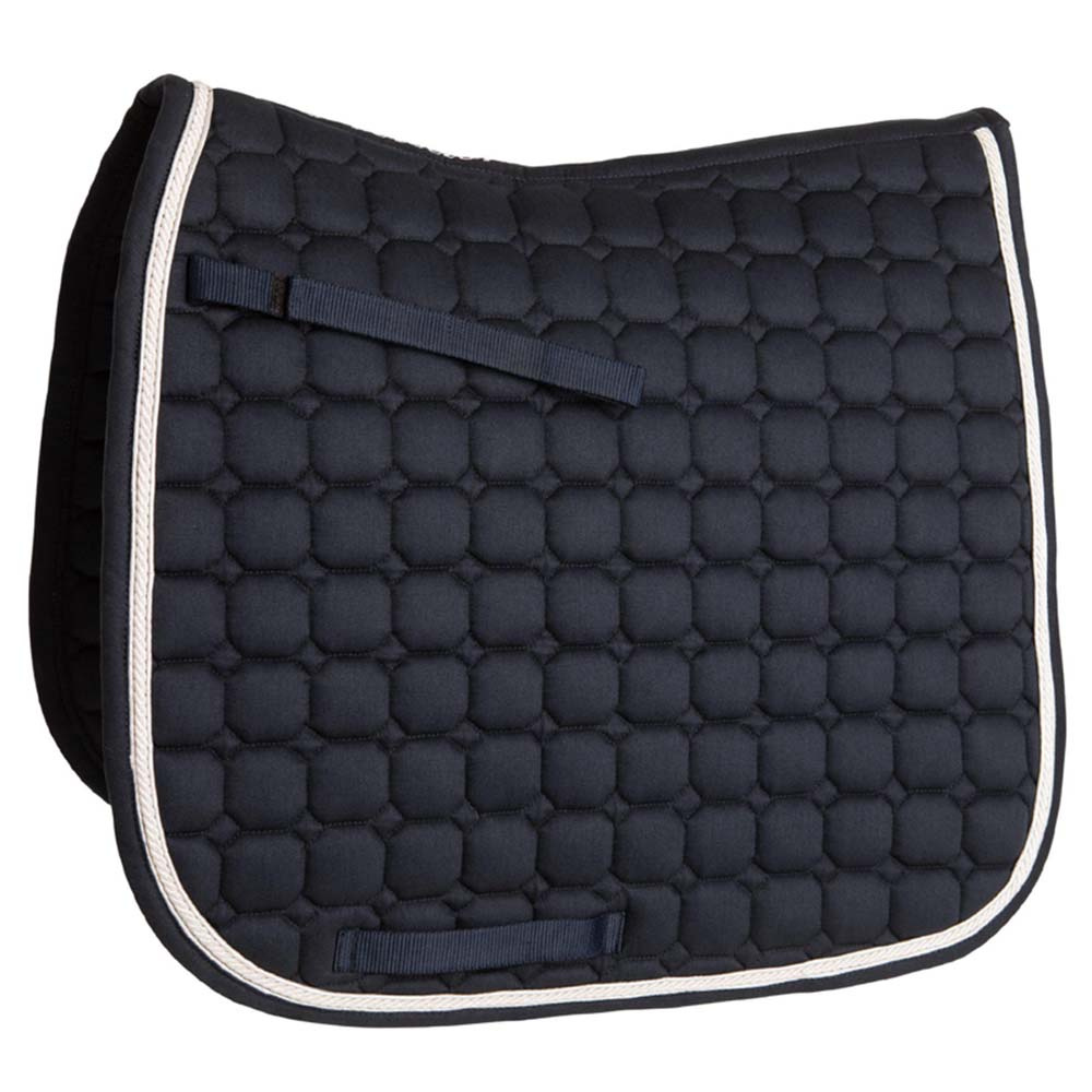 Dressage Saddle Pad Octagon Quilt Navy Blue