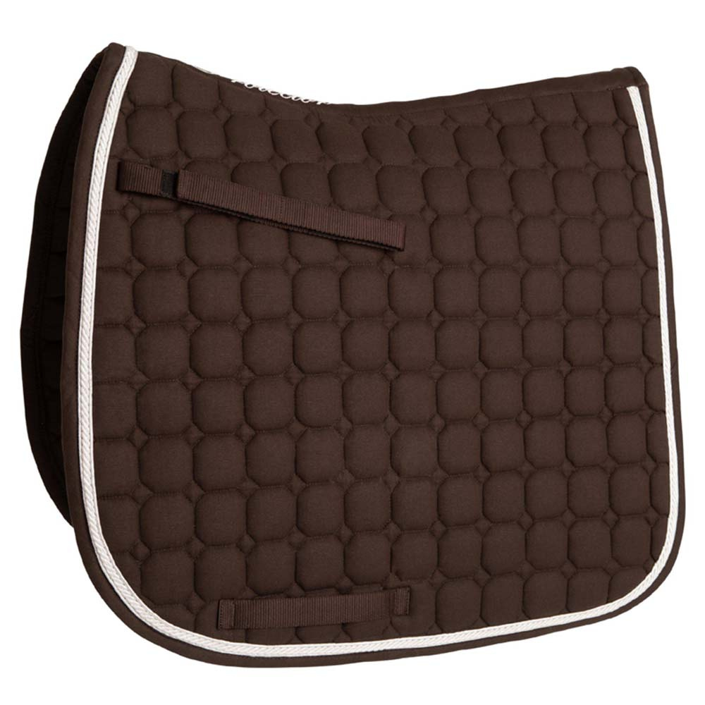 Dressage Saddle Pad Octagon Quilt Brown