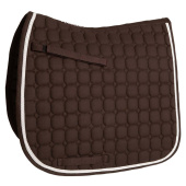 Dressage Saddle Pad Octagon Quilt Brown Dressage Saddle Pad Octagon Quilt Brown