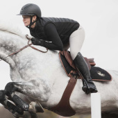 Saddle Pad Waffle Texture Black Saddle Pad Waffle Texture Black