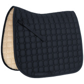 Dressage Saddle Pad Octacon Quilt Faux Fur Navy Blue Dressage Saddle Pad Octacon Quilt Faux Fur Navy Blue