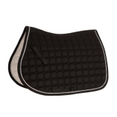 Saddle Pad Zari Shine Black/Silver Saddle Pad Zari Shine Black/Silver