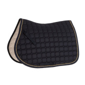 Saddle Pad Zari Shine Navy/Gold Saddle Pad Zari Shine Navy/Gold