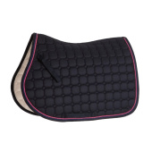 Saddle Pad Zari Shine Navy/Pink Saddle Pad Zari Shine Navy/Pink