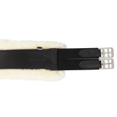 Stud Girth Colombes Synthetic Sheepskin Black/Nature Stud Girth Colombes Synthetic Sheepskin Black/Nature