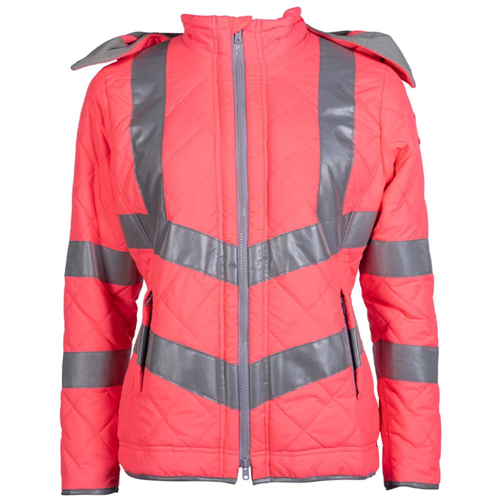 Warning Jacket Reflective Pink