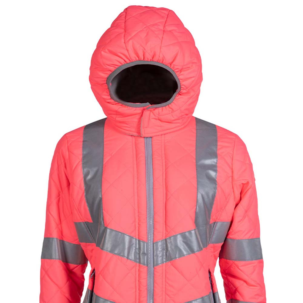 Warning Jacket Reflective Pink