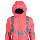 Warning Jacket Reflective Pink Warning Jacket Reflective Pink