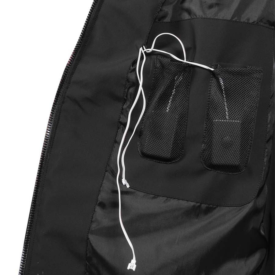 Riding Coat Honey with Light Panels and Power Bank Black