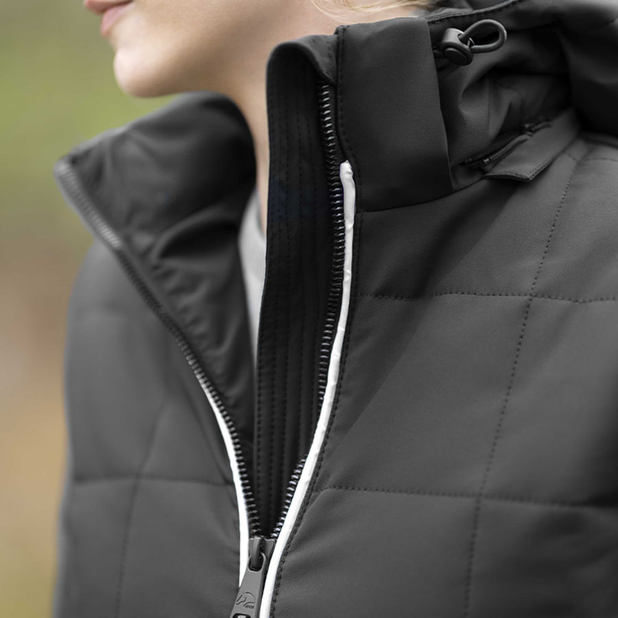 Riding Coat Honey with Light Panels and Power Bank Black