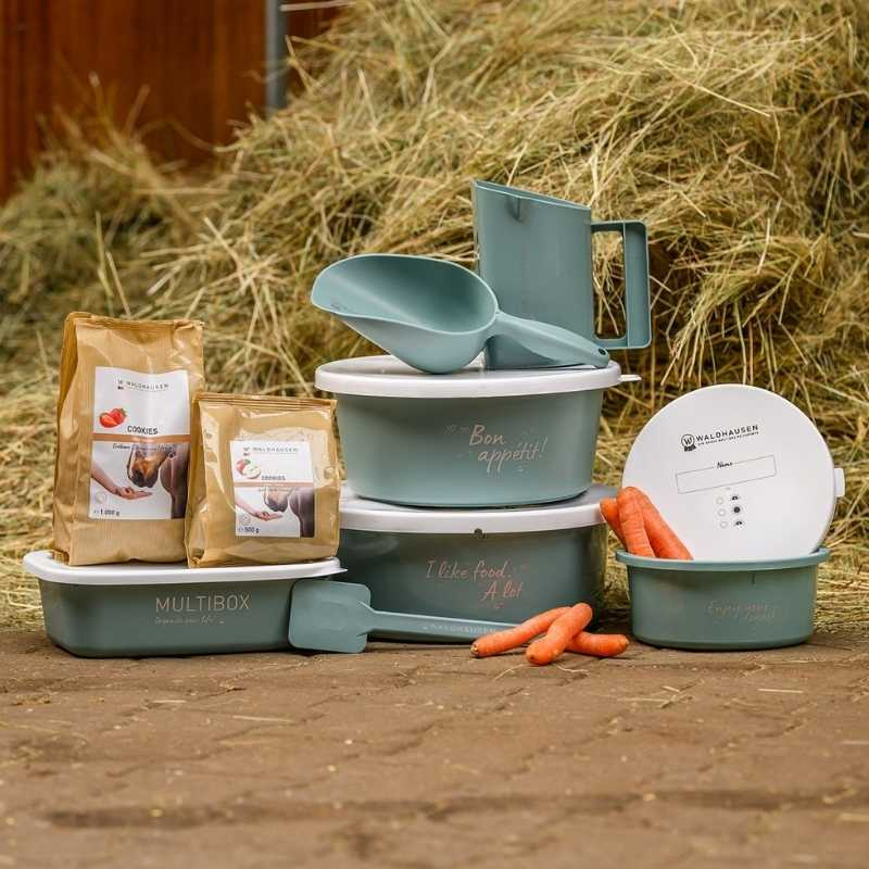 Feed Bowl with Lid XL 8L Green
