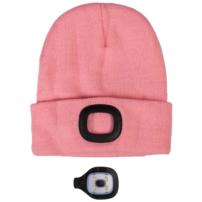 Hat with Light Honey Pink