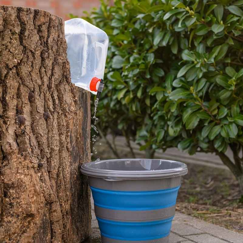 Water Container Foldable 10L Transparent