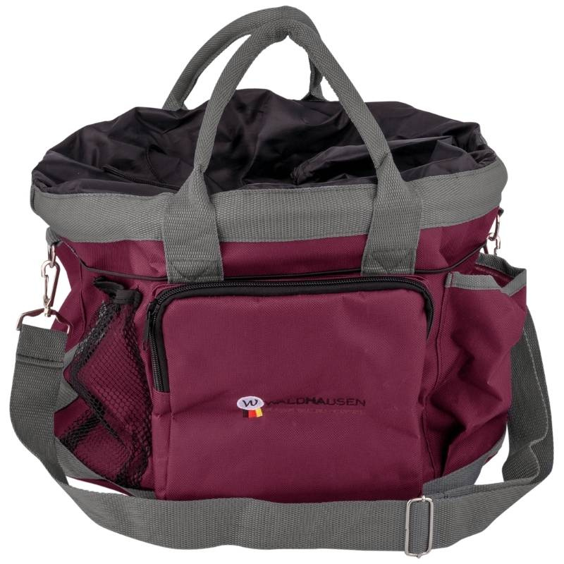 Grooming Bag Embroided Bordeaux