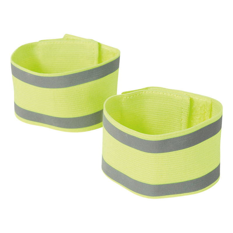 B'Seen 2-pack HG Yellow Elastic Reflective Bands