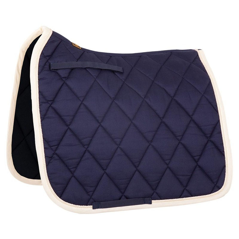 Dressage Saddle Pad Event Cooldry Navy Blue/Cremé