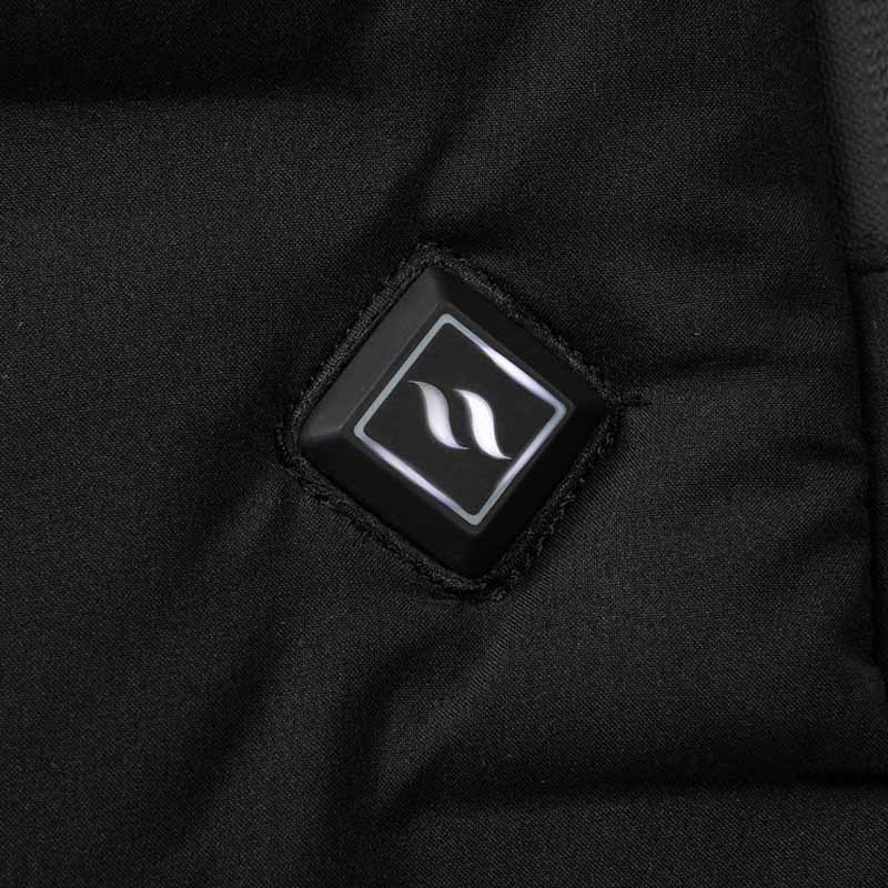 Heated Puffer Vest Katla Black