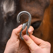 Safety Carabiner Screw Cap Silver Safety Carabiner Screw Cap Silver