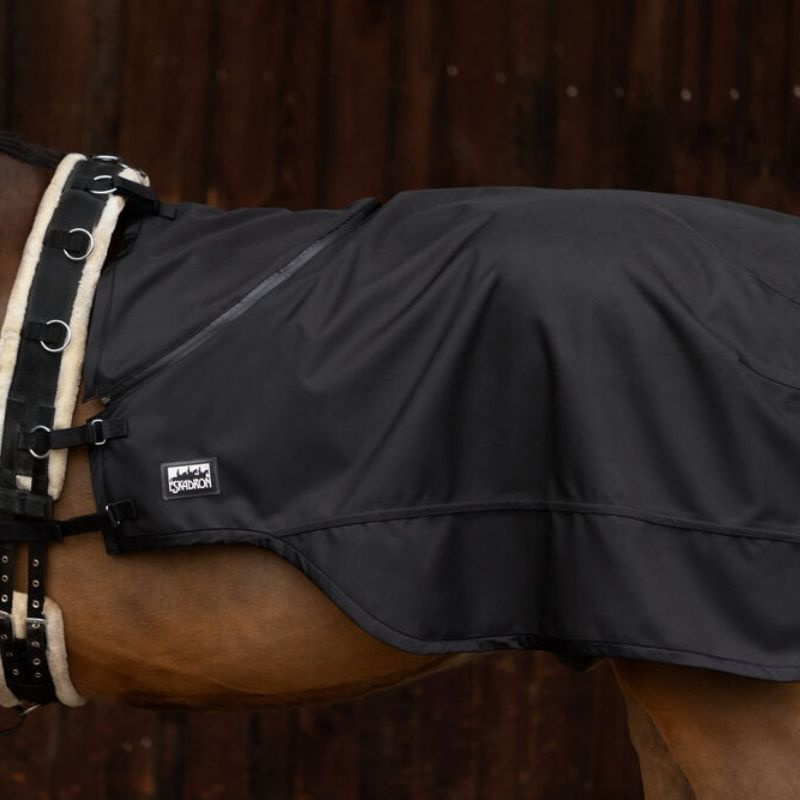 Riding & Lunging Rug Exercise Sheet Black