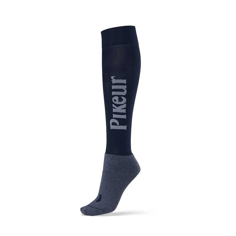 Riding Socks Logo Navy