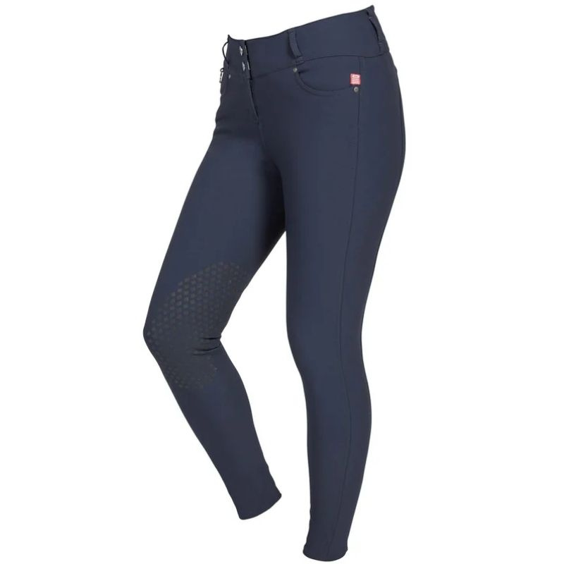 Riding Breeches Julia Knee Grip Blue
