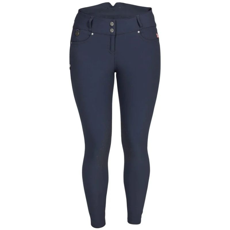 Riding Breeches Julia Knee Grip Blue