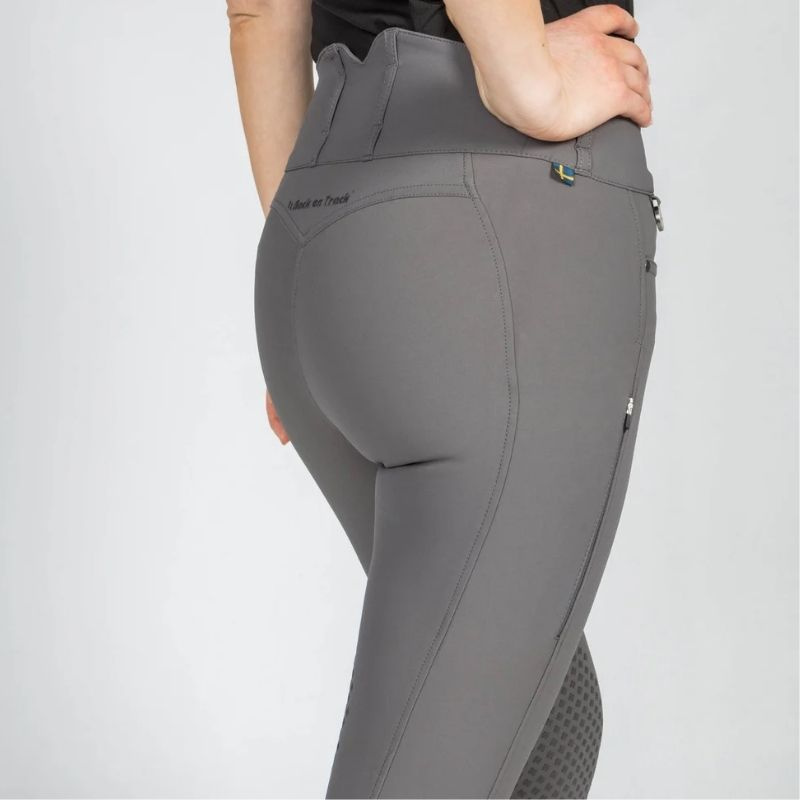 Riding Breeches Julia Knee Grip Grey