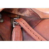 Stirrup Leathers Classic Wide Brown
