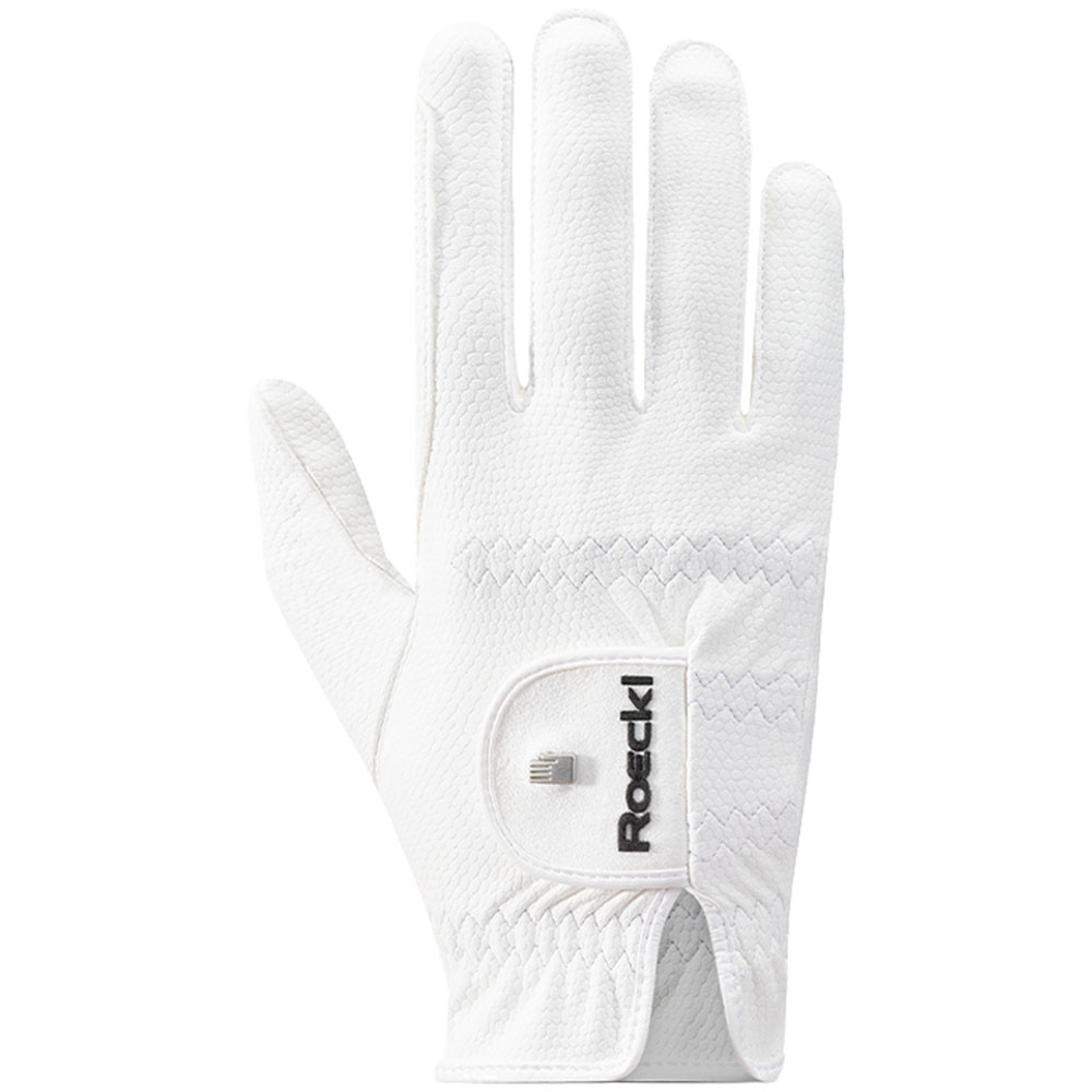 Riding Gloves Roeck-Grip Pro White