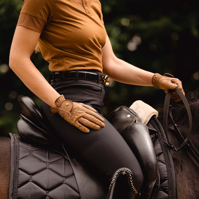 Riding Gloves Roeck-Grip Light Brown