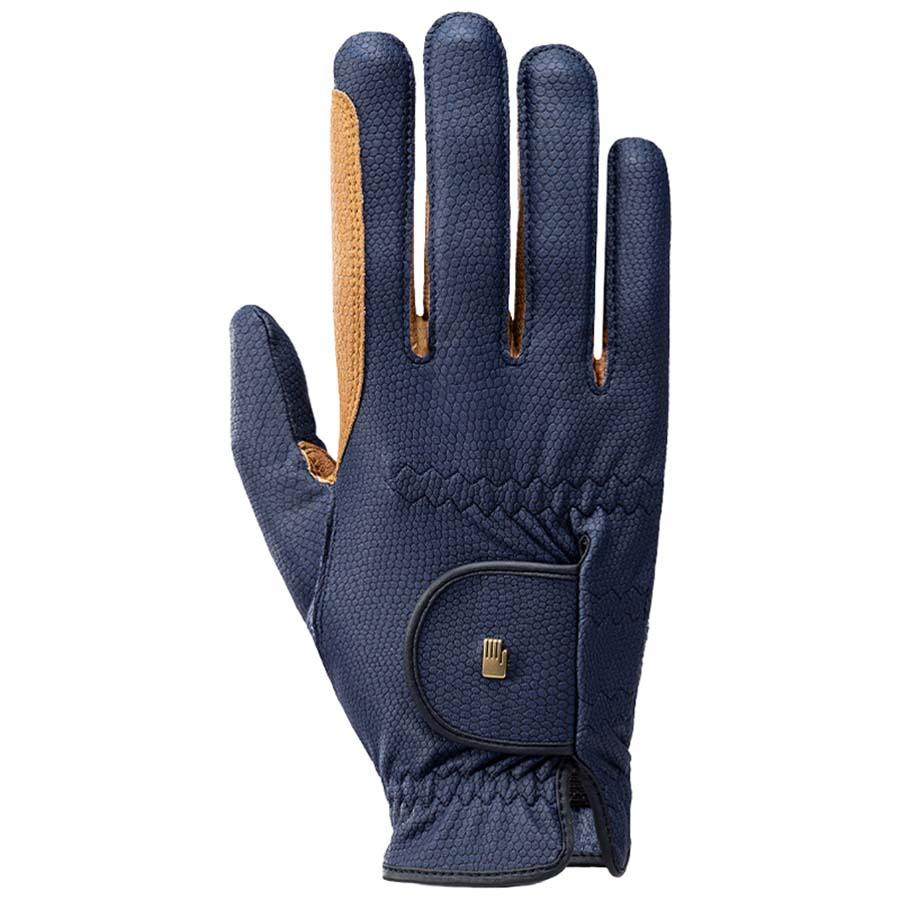 Riding Gloves Malta Navy/Light Brown