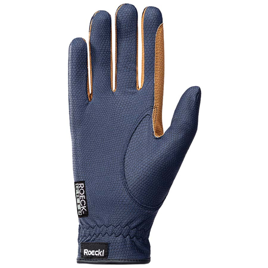 Riding Gloves Malta Navy/Light Brown