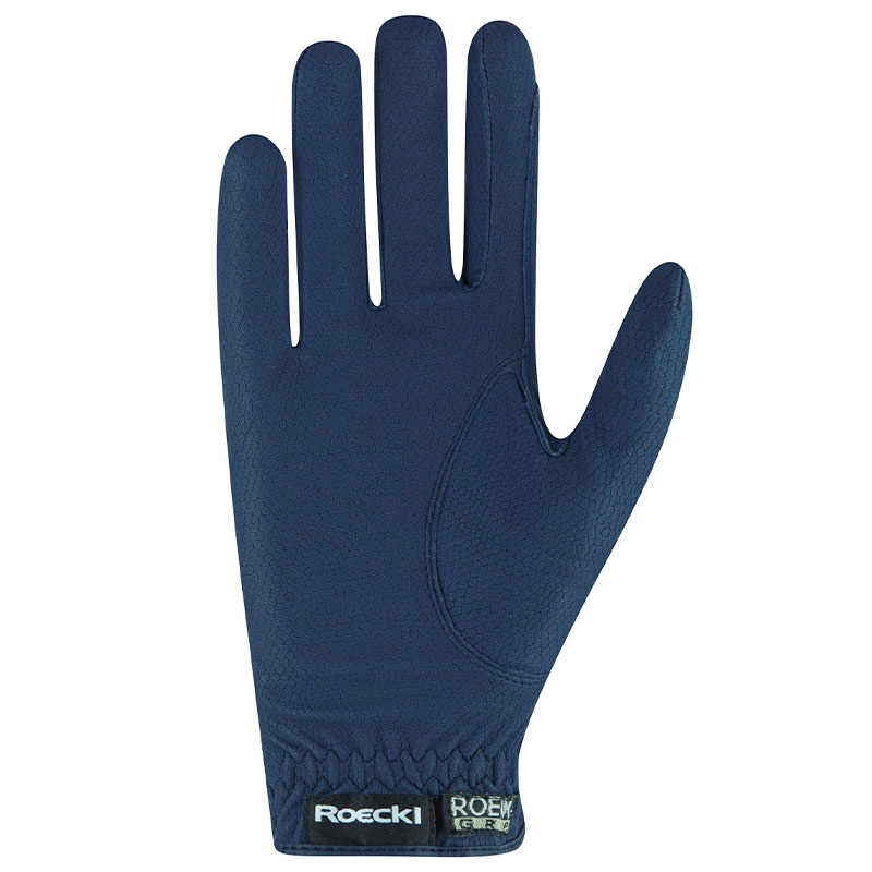 Riding Gloves Child/Junior Roeck-Grip Navy Blue