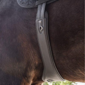 Girth Contour Half Moon Leather Black Girth Contour Half Moon Leather Black