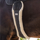 Girth Half Moon Faux Fur Black/Natural Girth Half Moon Faux Fur Black/Natural
