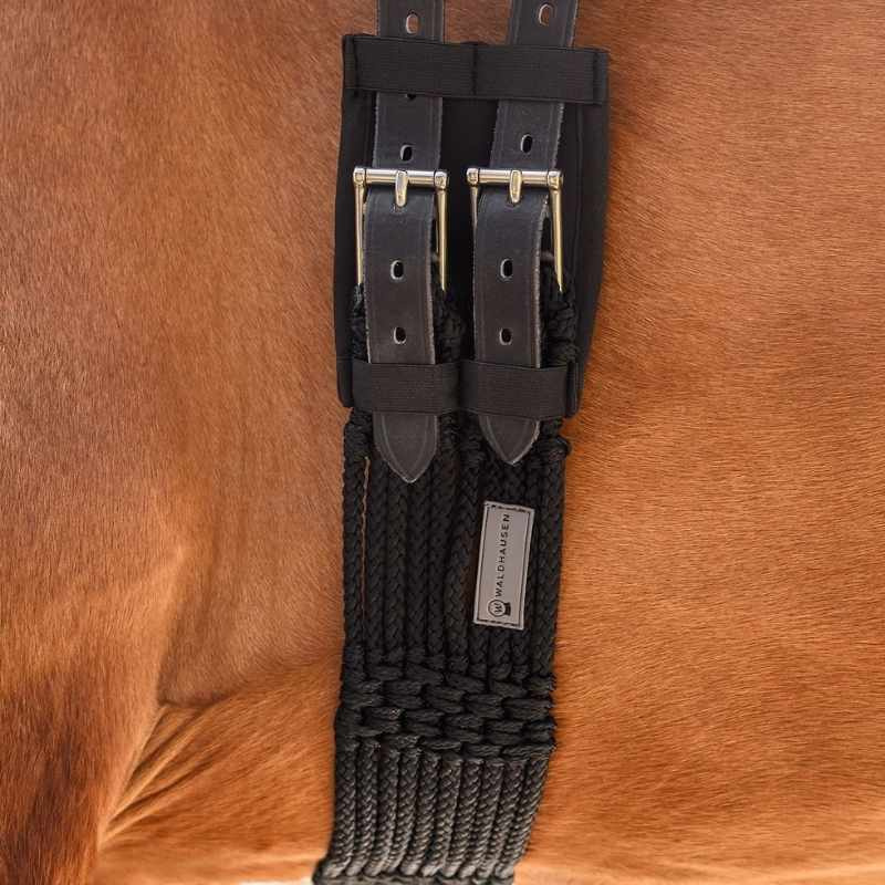 Buckle Guard for Dressage Girth Black