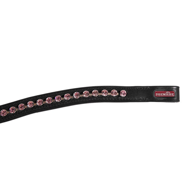 Browband Lyskamm Black/Pink