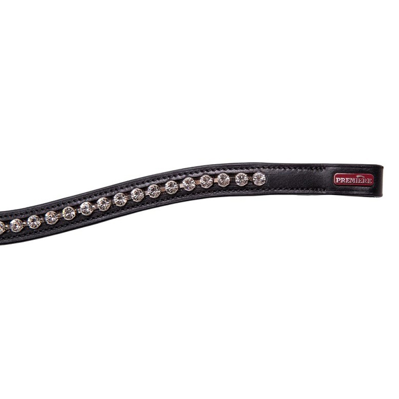 Browband Lyskamm Black/White