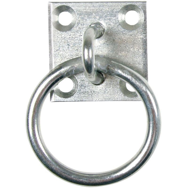 Tie Ring on Wall Plate Silver