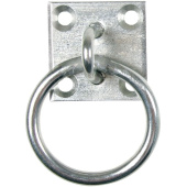 Tie Ring on Wall Plate Silver Tie Ring on Wall Plate Silver