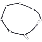 Hanging Rope with Rings Flexible Black Hanging Rope with Rings Flexible Black