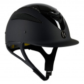 Riding Helmet Mips Defender Glossy 0Top Swarovski Black